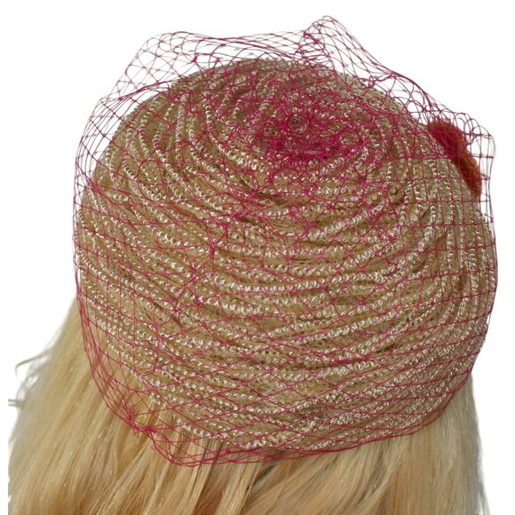 60's Vintage Embroidered Coat and Hat - Hot Pink Mod Fancy Coat - Picture 10 of 12